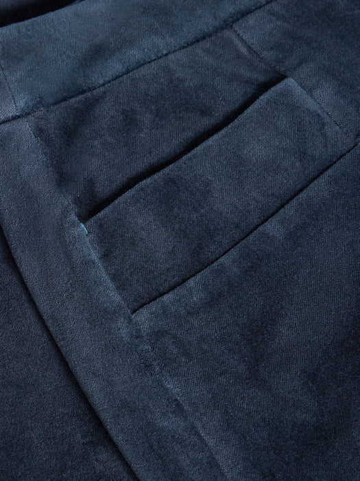 White Stuff Women's Coral Velvet Skirt In Dark Navy