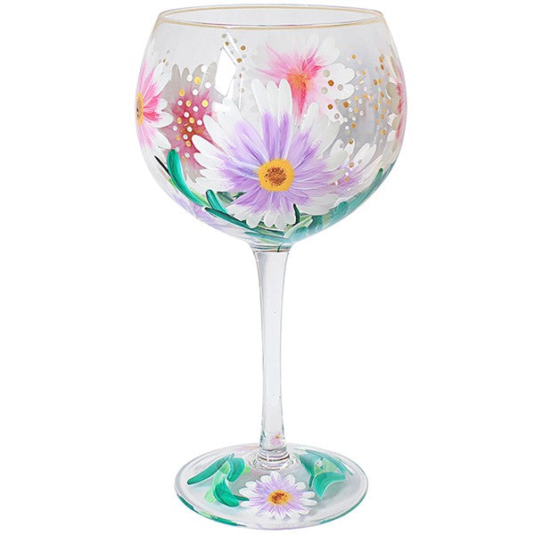 Flower Cosmos Gin Glass