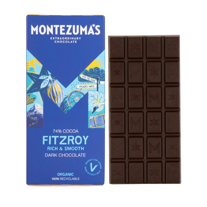 Cottage Delight Montezuma FitzRoy Dark Chocolate Bar