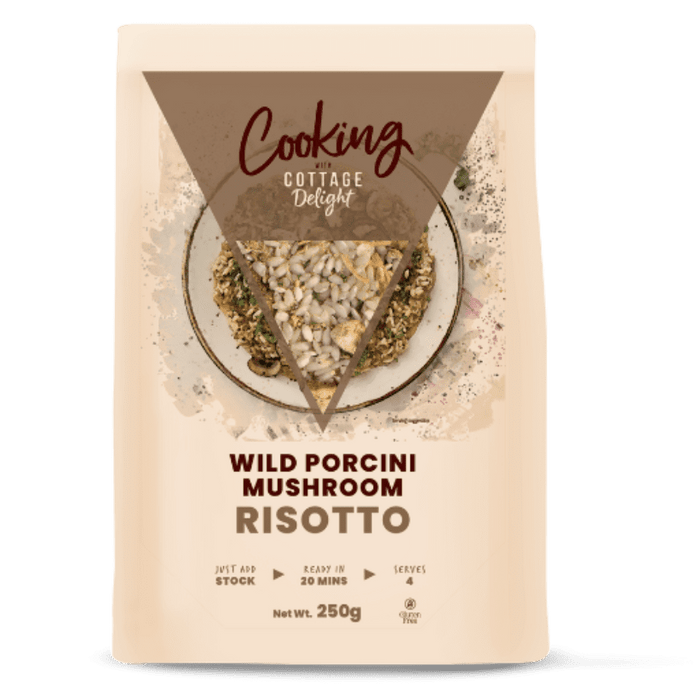 Cottage Delight Wild Porcini Mushroom Risotto