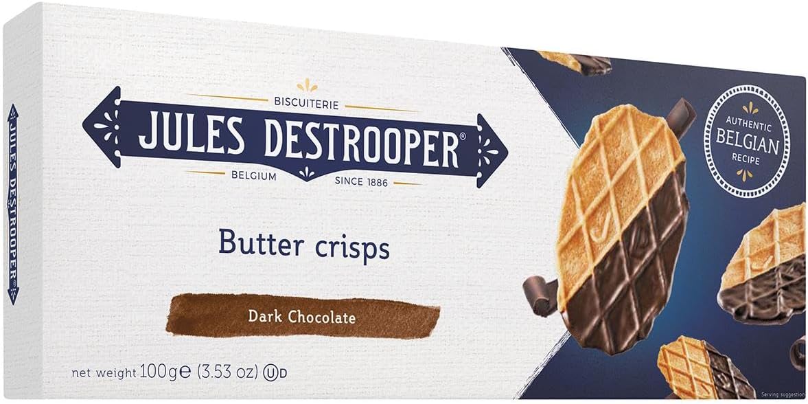 Cottage Delights Jules Destrooper Butter Crisps with Dark Chocolate Layer