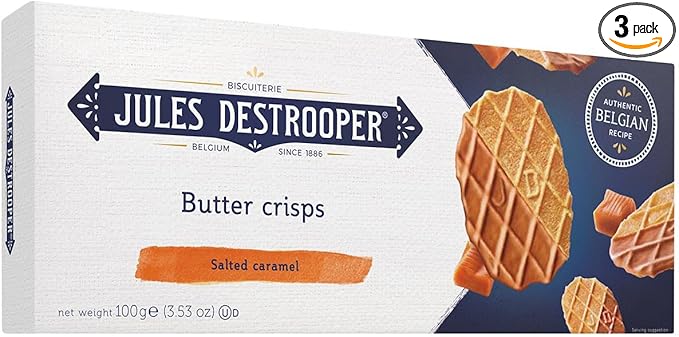 Cottage Delights Jules Destrooper Butter Crisps with Salted Caramel Layer