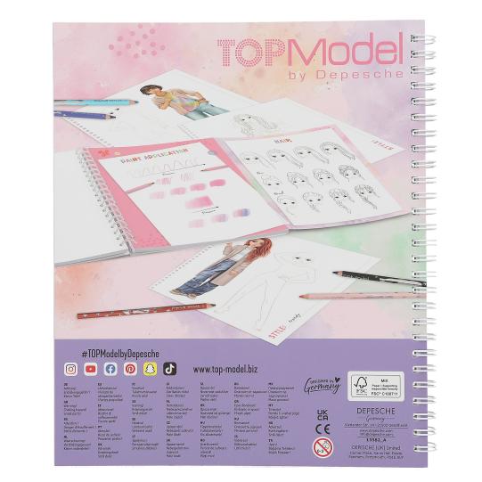 Create Your TOPModel Colouring Book