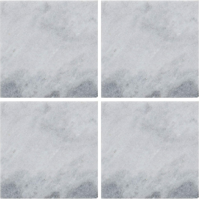 Creative Tops Naturals White Marble Drinks Coasters Set Of 4