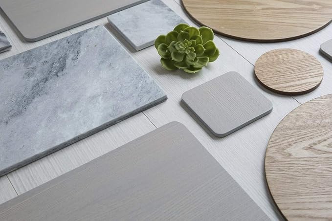 Creative Tops Naturals White Marble Placemats Set Of 2