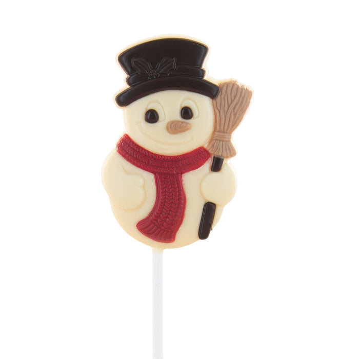 Creme d'Or Snowman Lollipop White/Milk 25g