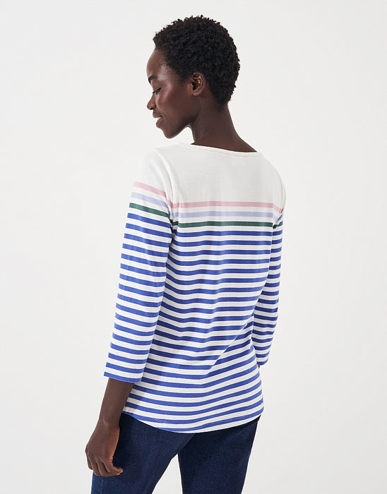 Crew Clothing Women's Essential Breton Stripe Top - Multi