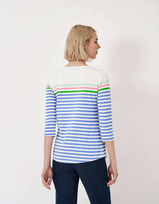 Crew Clothing Women's Essential Breton Top In Multi Stripe