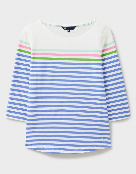 Crew Clothing Women's Essential Breton Top In Multi Stripe