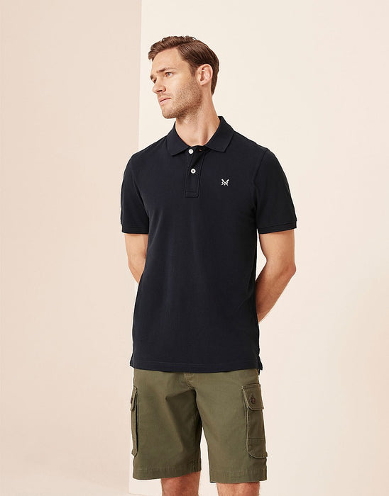 Crew Clothing Men's Classic Pique Polo Shirt In Navy