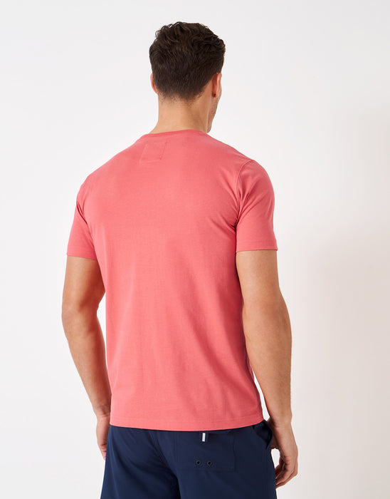 Crew Clothing Classic Tee Optic Spiced Coral