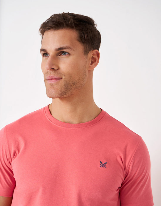 Crew Clothing Classic Tee Optic Spiced Coral