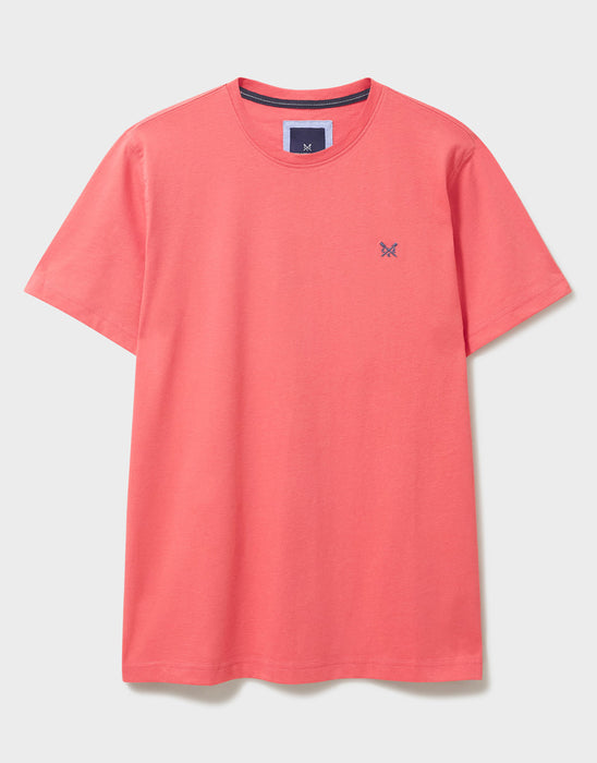 Crew Clothing Classic Tee Optic Spiced Coral