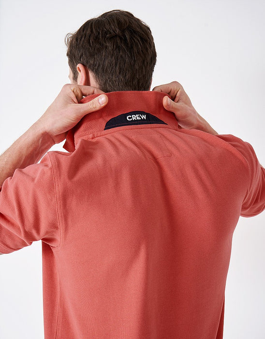 Crew Clothing Classic Pique Polo Shirt Spiced Coral