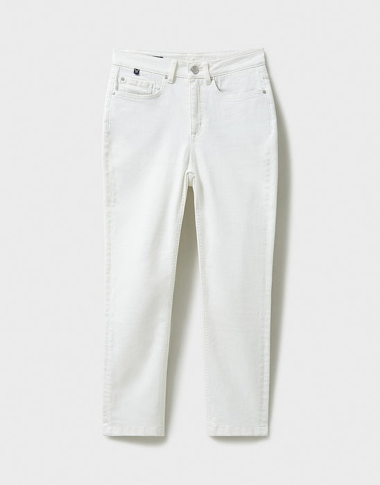 Crew Clothing Women's White Cropped Jeans