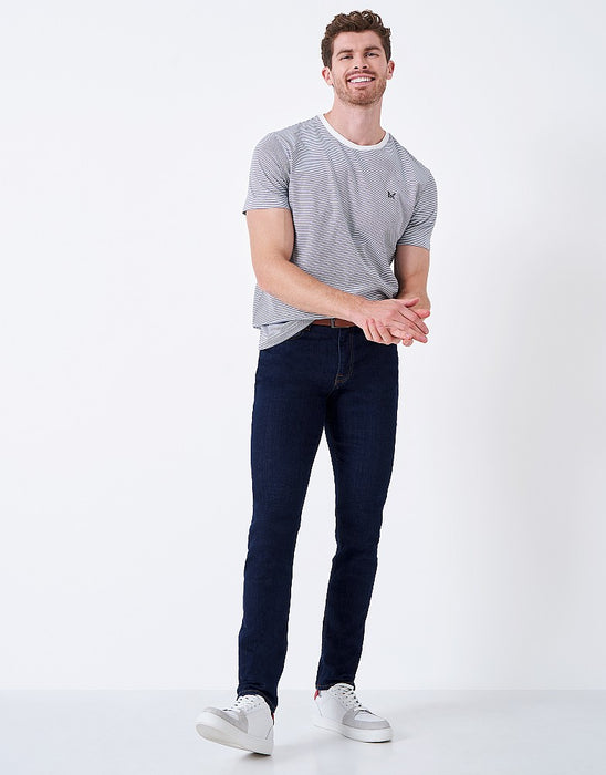 Crew Clothing Men's Spencer Slim Jean In Indigo Blue