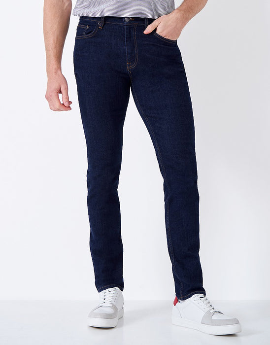 Crew Clothing Men's Spencer Slim Jean In Indigo Blue