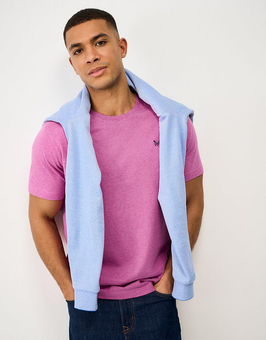 Crew Clothing Men's Crew Classic In Fuchsia Marl