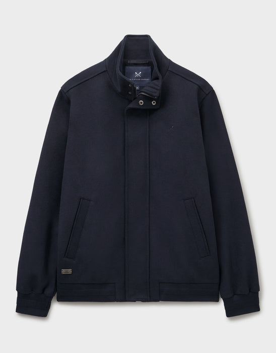 Crew Clothing Men's Fairburn Wool Blend Jacket In Heritage Dark Navy