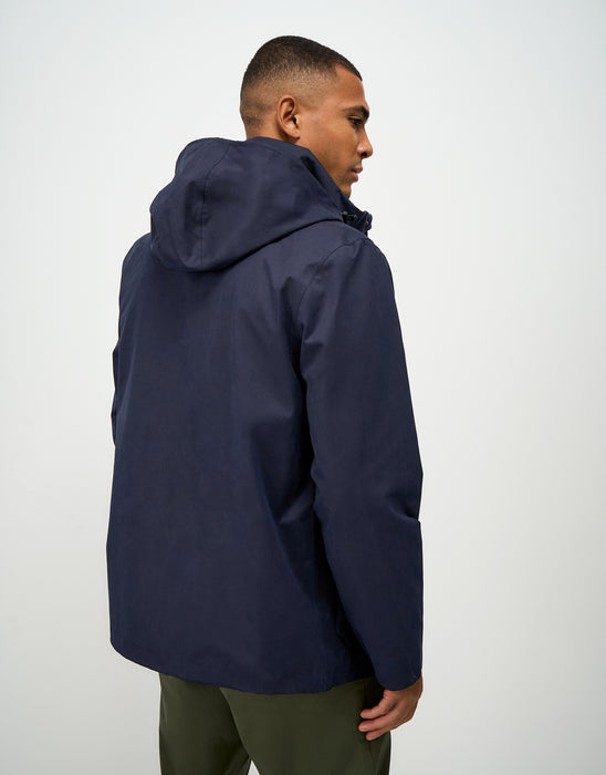 Crew Clothing Men's Seaforth Waterproof Jacket In Heritage Dark Navy