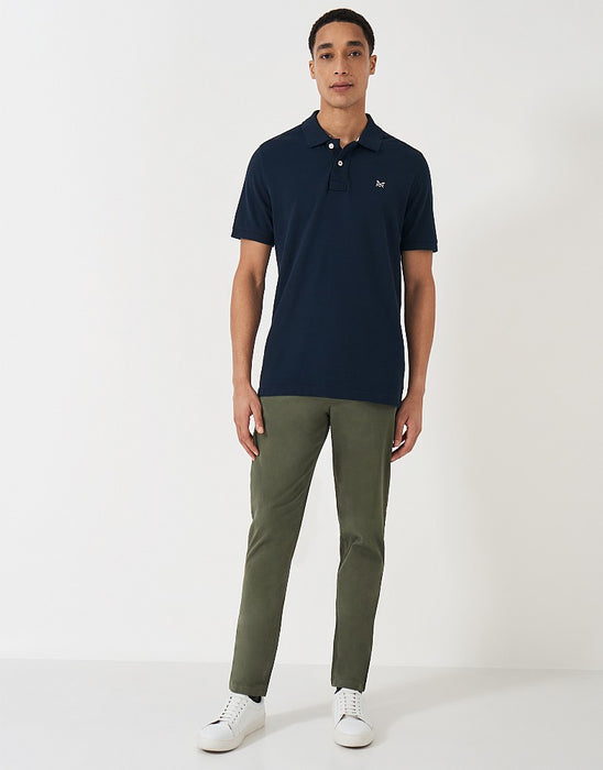 Crew Clothing Men's Slim Chinos In Heritage Olive