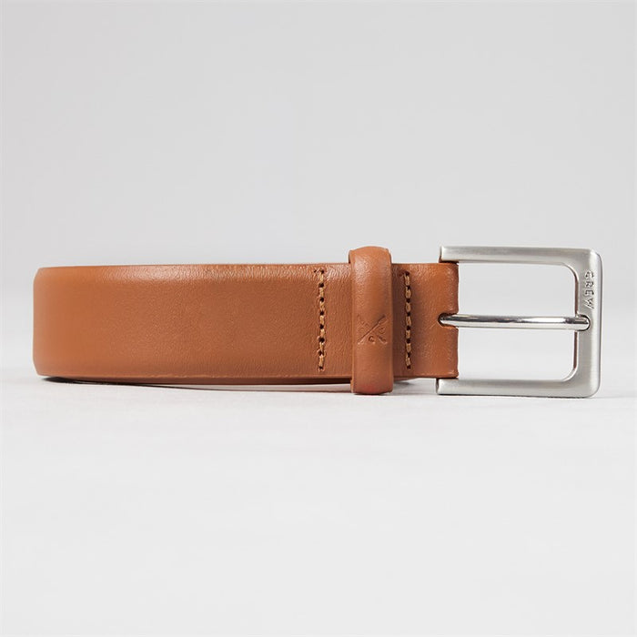 Crew Clothing Men's Smart Classic Leather Belt In Tan