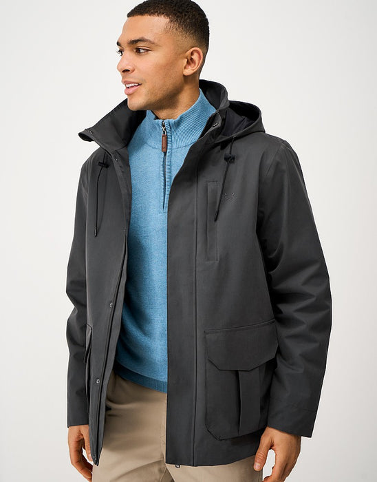 Crew Clothing Men's Waterford Jacket In Charcoal