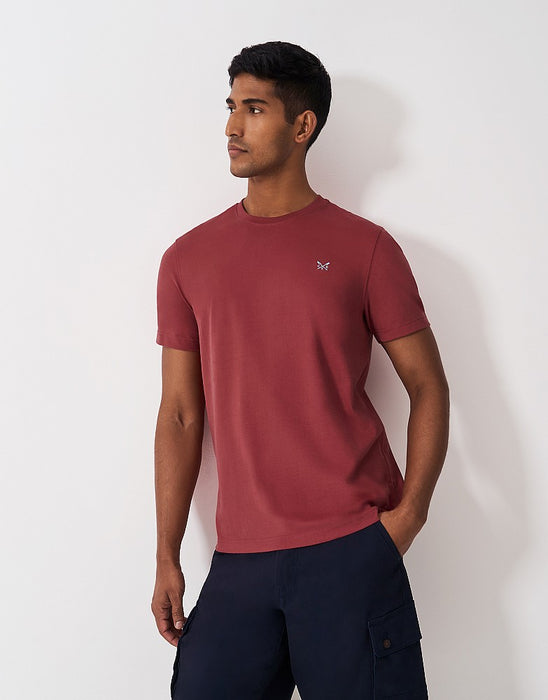 Crew Clothing Men's Crew Classic T-Shirt In Brick Red