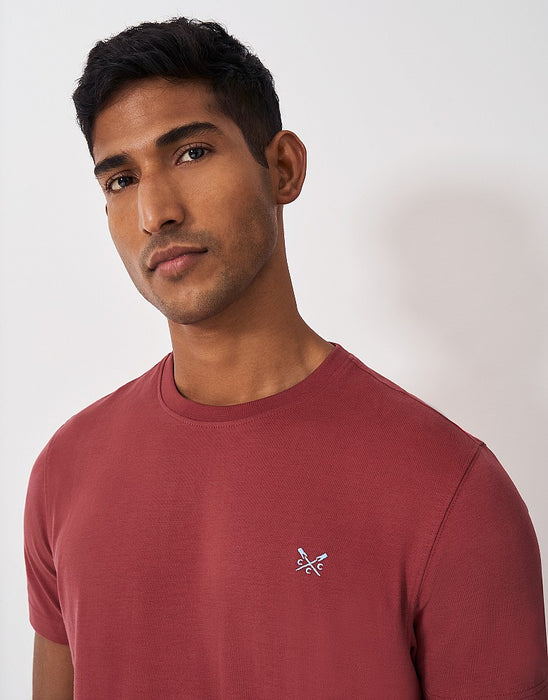 Crew Clothing Men's Crew Classic T-Shirt In Brick Red