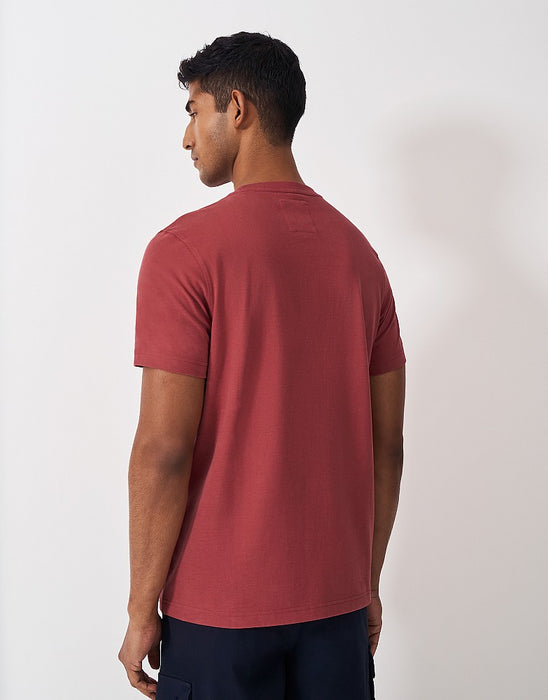 Crew Clothing Men's Crew Classic T-Shirt In Brick Red