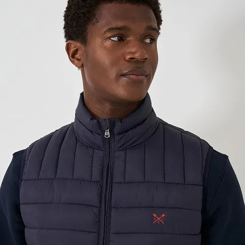 Crew Clothing Men's Lowther Gilet In Heritage Dark Navy