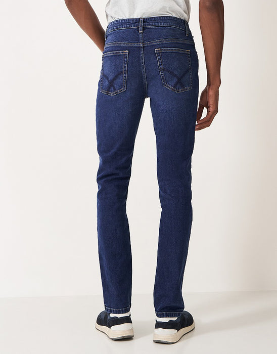 Crew Clothing Men's Spencer Slim Jean In Mid Wash