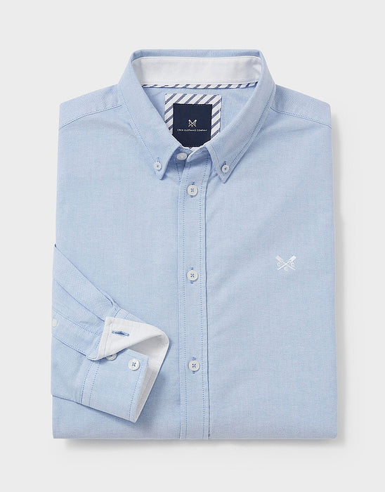 Crew Clothing Men's Crew Classic Fit Blue Oxford Shirt