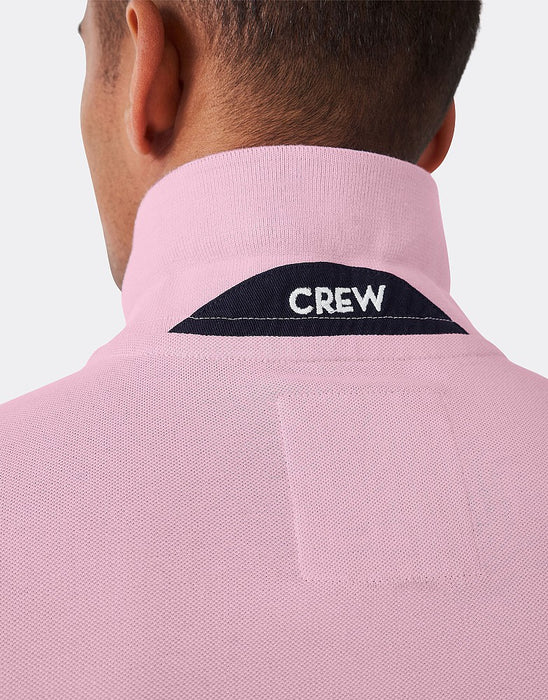 Crew Clothing Men's Classic Pique Polo Shirt In Heritage Classic Pink