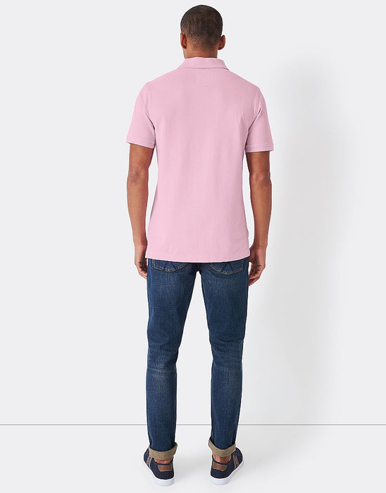 Crew Clothing Men's Classic Pique Polo Shirt In Heritage Classic Pink