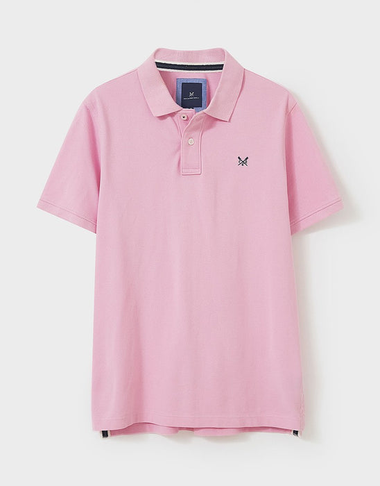 Crew Clothing Men's Classic Pique Polo Shirt In Heritage Classic Pink