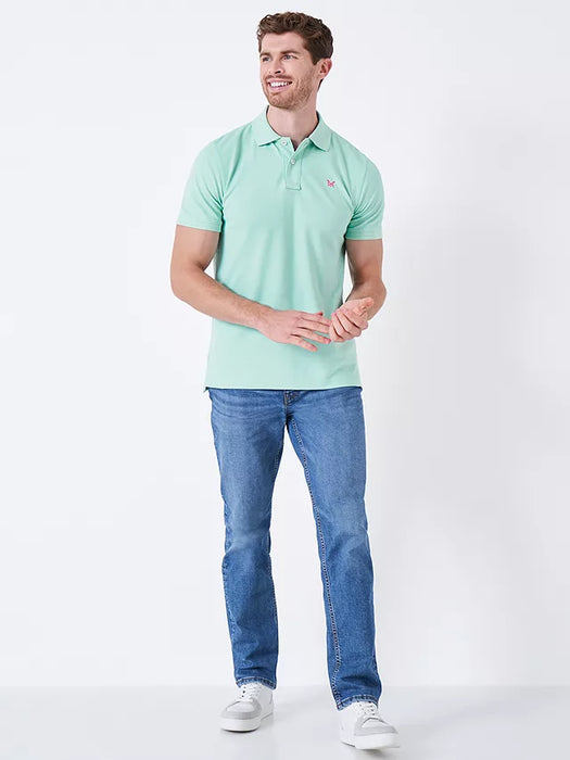 Crew Clothing Men's Classic Pique Polo Shirt - Mist Green