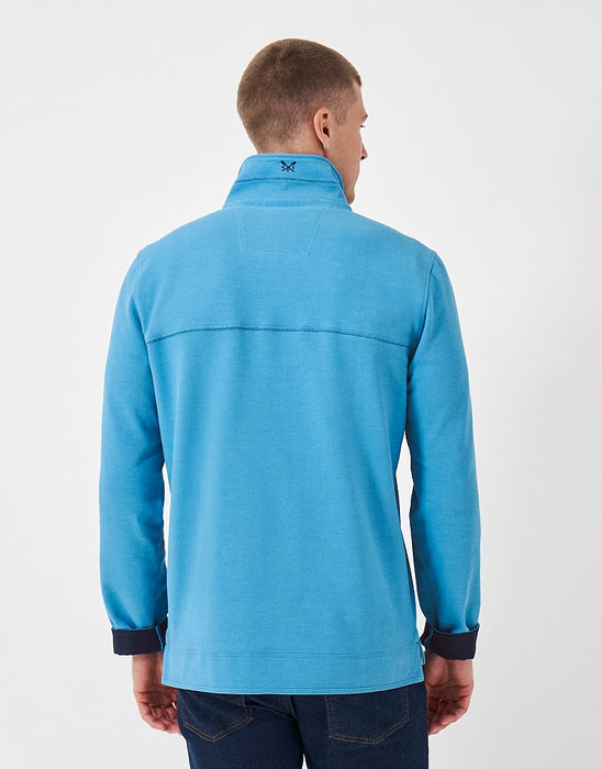 Crew Clothing Men's Classic Padstow Sweatshirt in Med Blue