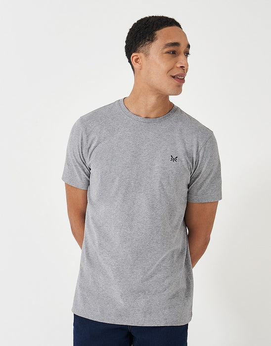 Crew Clothing Men's Crew Classic T-Shirt In Heritage Grey Marl