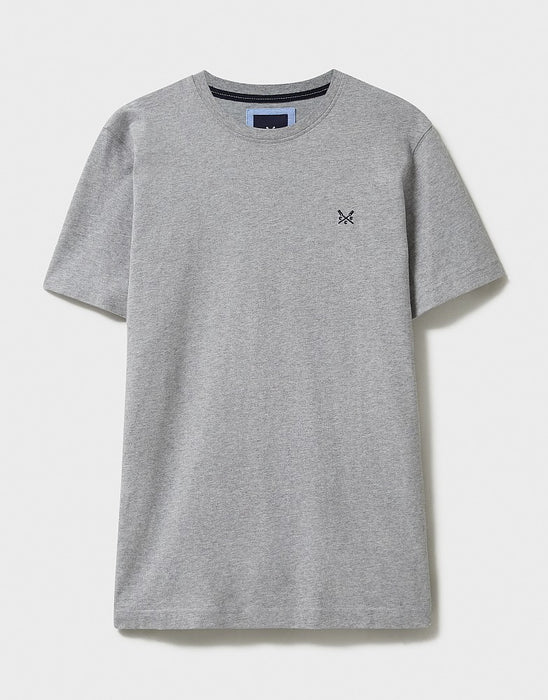 Crew Clothing Men's Crew Classic T-Shirt In Heritage Grey Marl