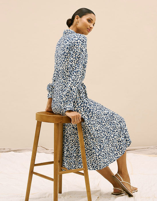 crew shirt dress Zip-up Shirt-dress In Cotton Poplin For Women