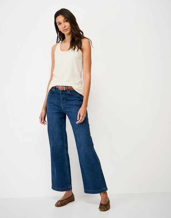 Crew Clothing Women's Classic Vest In White Linen