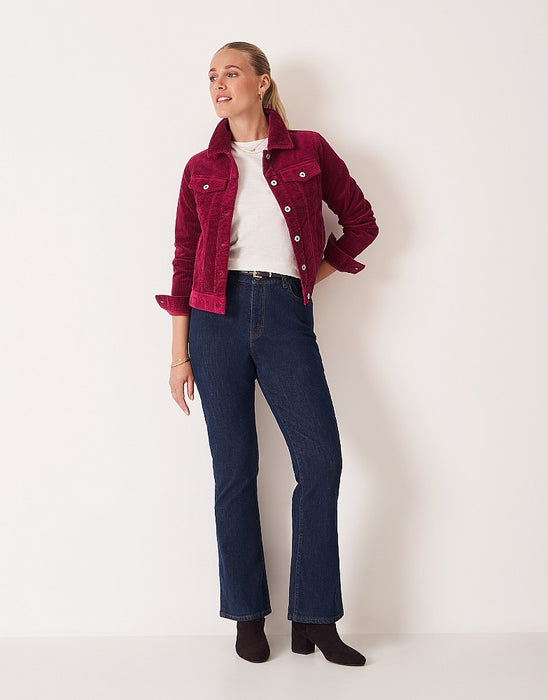 Crew Clothing Women's Cord Western Jacket In Red