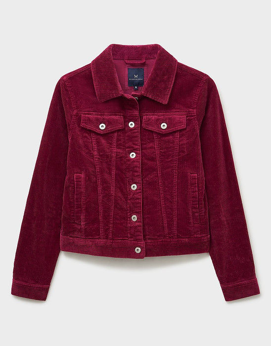 Crew Clothing Women's Cord Western Jacket In Red