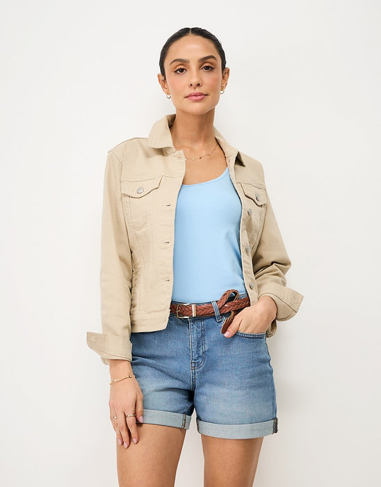 Crew Clothing Women's Denim Shorts in Light Wash