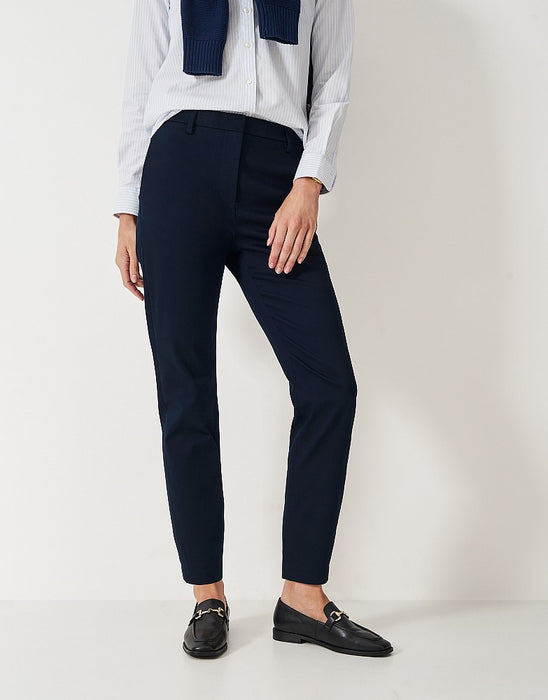 Crew Clothing Women's Garment Washed Chino In Navy
