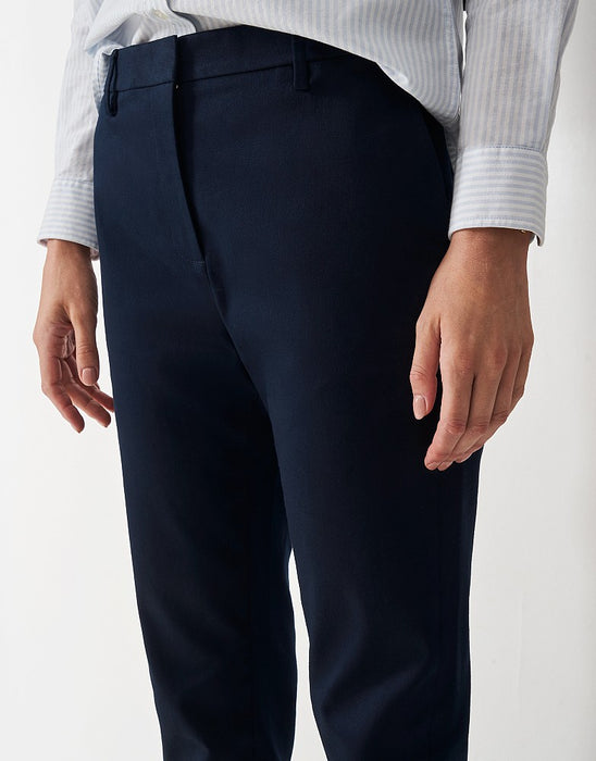 Crew Clothing Women's Garment Washed Chino In Navy