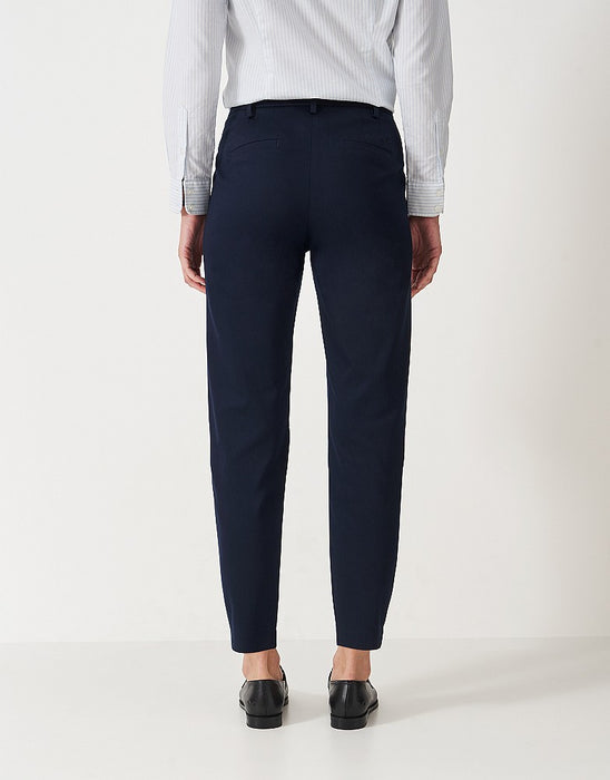 Crew Clothing Women's Garment Washed Chino In Navy
