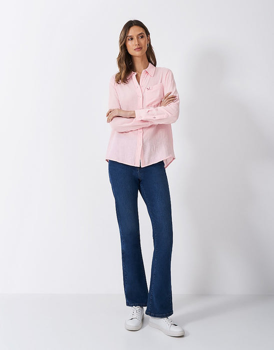 Crew Clothing Women's Harlie Shirt in Rose