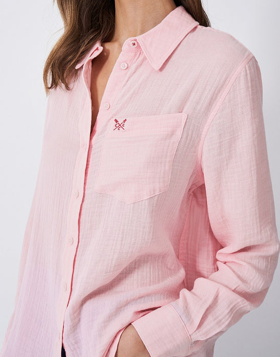 Crew Clothing Women's Harlie Shirt in Rose